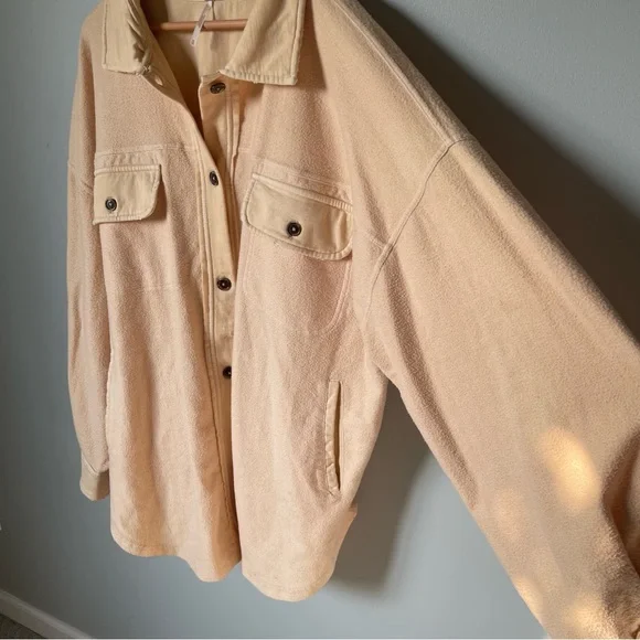 Free People Ruby Jacket in Beige Size XL - Picture 5 of 10